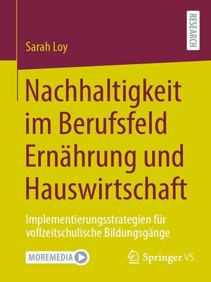 cover image of Nachhaltigkeit im Berufsfeld Ernährung und Hauswirtschaft